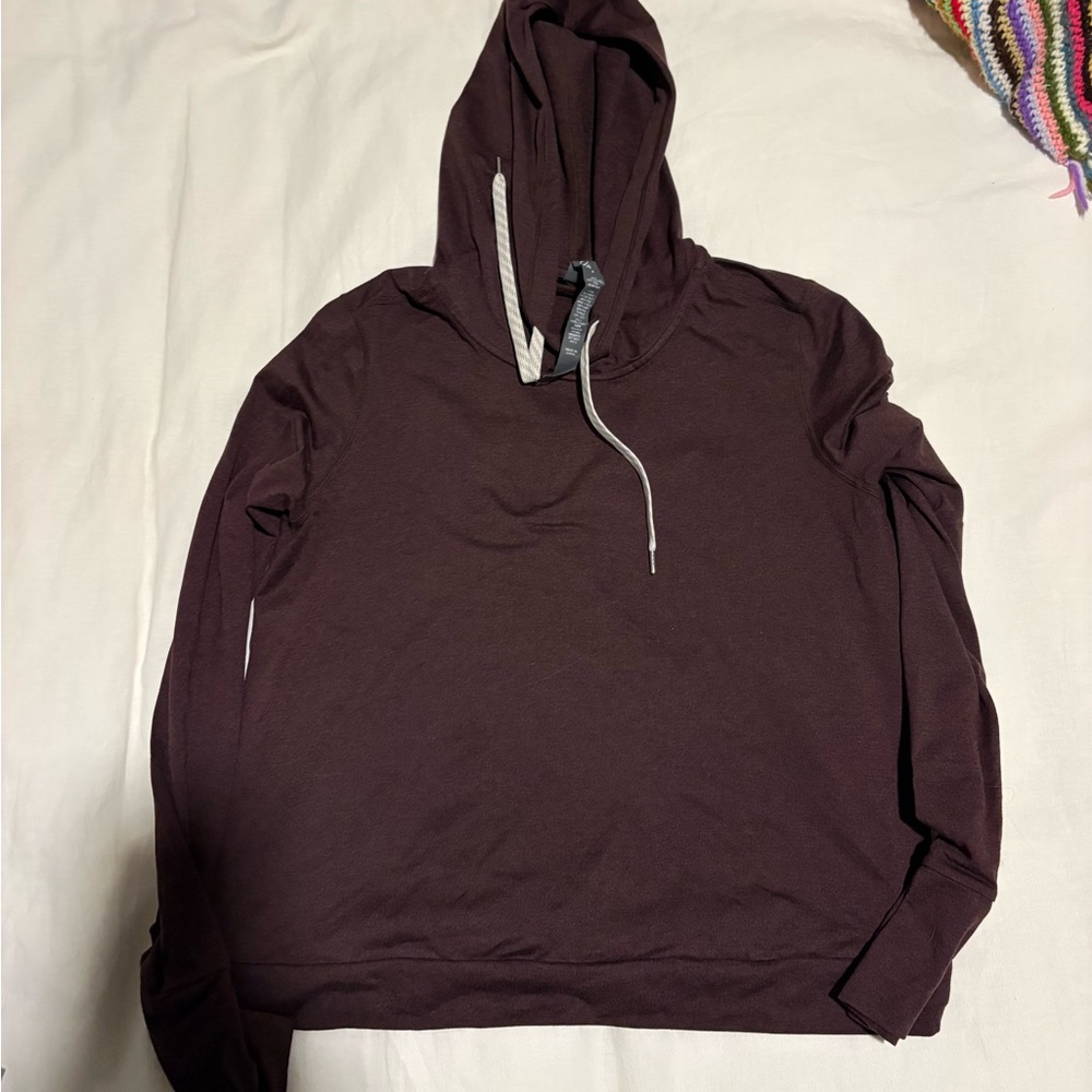 Vuori Brown Performance Hoodie Small